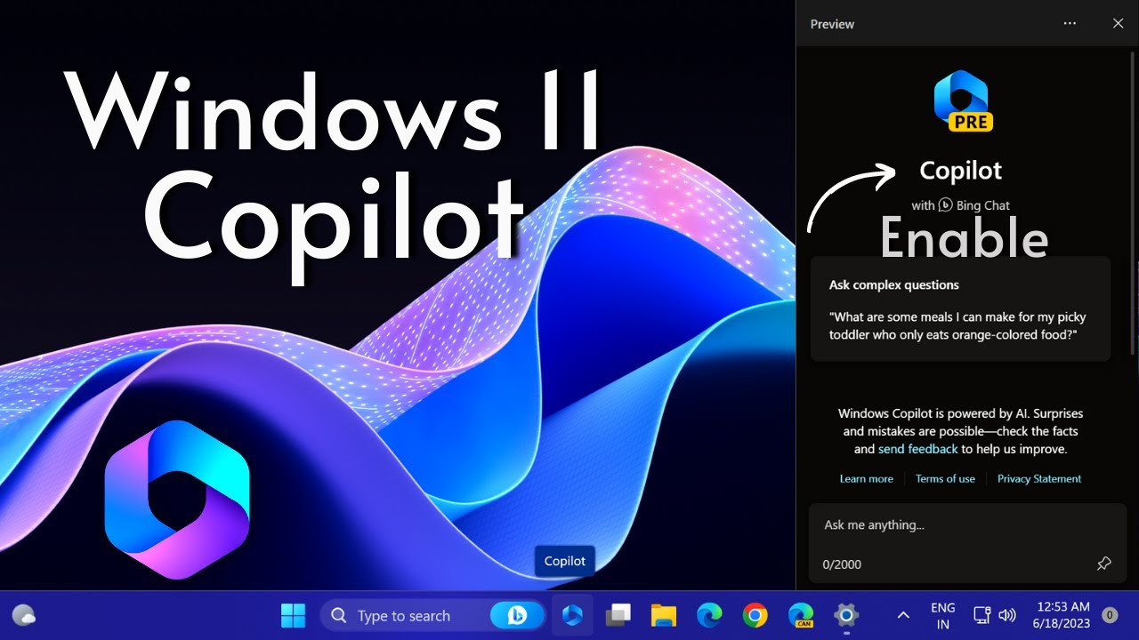 Windows Copilot’u Windows 11’de Kapatma veya Kaldırma